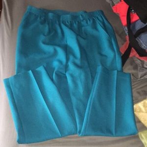 Vintage TanJay Teal Trousers 16 EUC